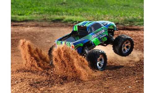 Traxxas Stampede 2WD HD Electric RC Monster Truck Green Edition 36254-8 Action