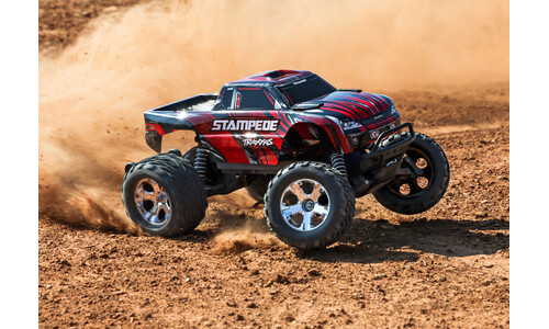 Traxxas Stampede RC Monster Truck Red Edition 36254-8 Action