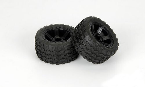 Pro-Line Racing Dirt Hawg 2.8" (Traxxas Style Bead) All Terrain Tires Mounted 1175-12