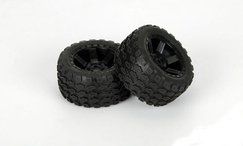 Pro-Line Racing Dirt Hawg 2.8" (Traxxas Style Bead) All Terrain Tires Mounted 1175-13