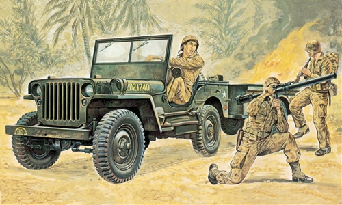 Italeri WILLYS MB JEEP Plastic Model Kit 0314S