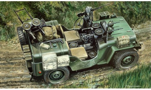 Italeri Commando Car Plastic Model Kit 0320S