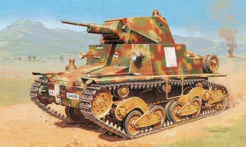 Italeri CARRO ARMATO L6/40 Plastic Model Kit 6553S