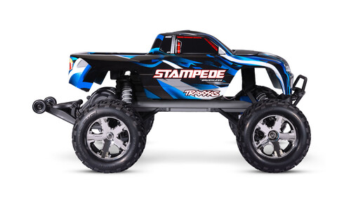 Traxxas Stampede BL-2S HD Monster Truck RTR - Blue 36354-4BLUE Side