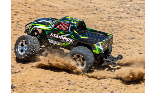 Traxxas Stampede BL-2S 1/10 2WD Brushless Monster Truck - Green 36354-4 GREEN Action