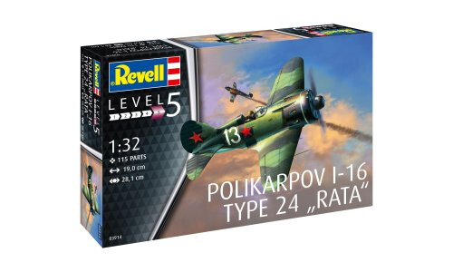 Revell Polikarpov I-16 type 24 Rata Plastic Model Kit 03914