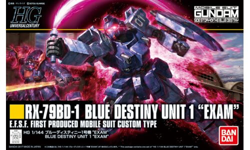 Bandai 1/144 HGUC Blue Destiny Unit 1 Exam Gundam