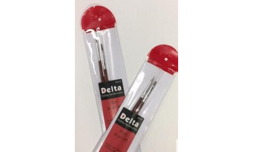 Delta 2 Asst Brushes w/vinyl pouch DLBS18