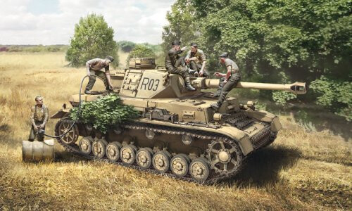 Italeri Pz.kpfw. Iv Ausf.f1/f2/g Early With Rest Crew 6548