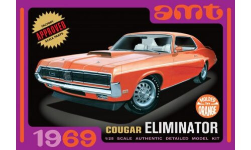 AMT Models 1969 Mercury Cougar Orange AMT912