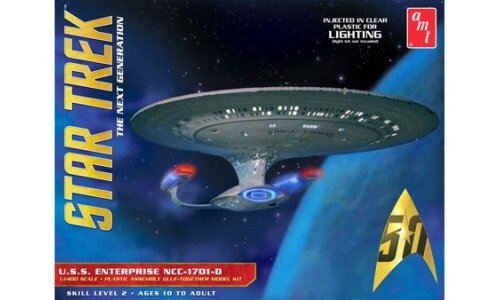 AMT Models Star Trek U.S.S. Enterprise 1701-D (Clear Edition) AMT955