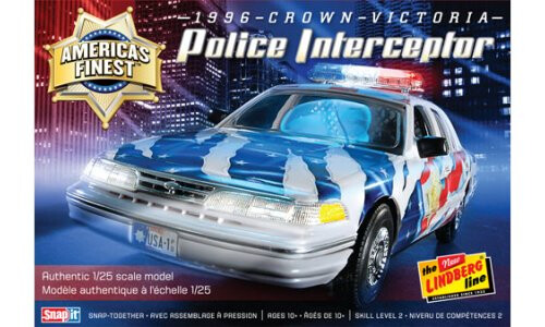 Lindberg Models America’s Finest Crown Victoria Police Cruiser HL130