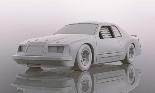 Scalextric Ford Thunderbird White C4077