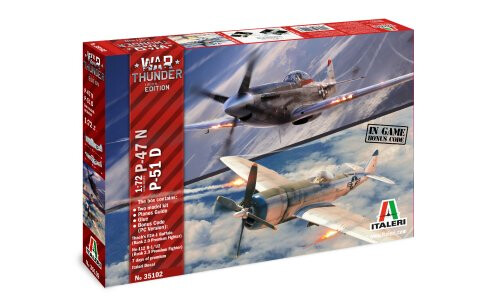 Italeri War Thunder P-47 N and P-51 D 35102