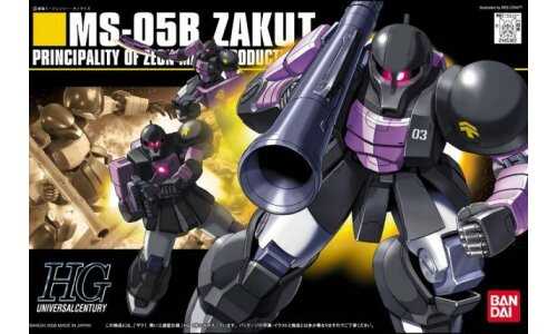 Bandai 1/144 HGUC Zaku I Black Tri Stars G0145382