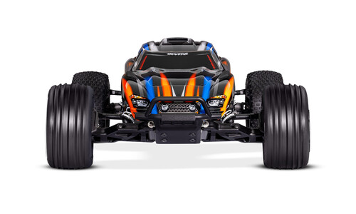 Traxxas Rustler 2WD Bl-2S HD, Orange 37354-4 Front