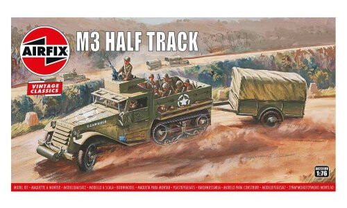 Airfix M3 Half Track and 1 Ton Trailer 02318V