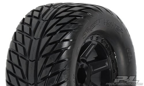 Pro-Line Racing Street Fighter 2.8 Tires Mounted 1181-11