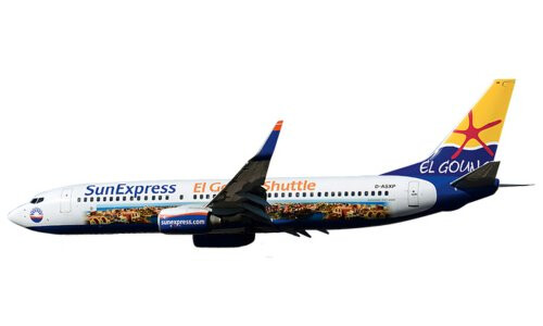 Herpa B737-800 Sun Express El Gouna Shuttle HE611053