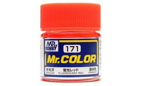 Mr Hobby Gloss Fluororescent Red 4973028635805