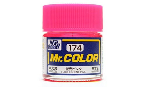 Mr Hobby Gloss Fluorescent Pink 4973028635836