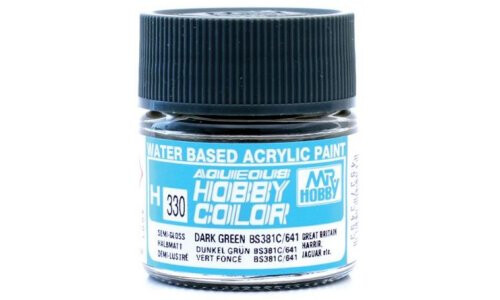 Mr Hobby Aqueous Semi Gloss Dark Green BS 381C/641 49373493