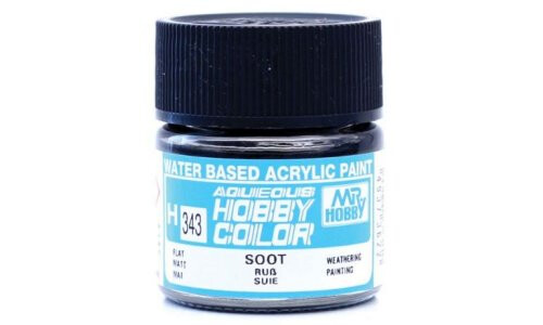 Mr Hobby Aqueous Weathering Flat Soot 49373622