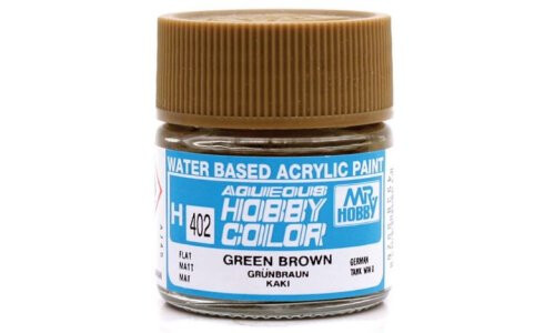 Mr Hobby Aqueous Flat Green Brown 49380026