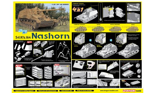 Dragon Sd.Kfz.164 Nashorn (4 in 1) 6459