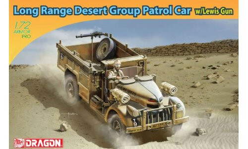 Dragon Long Range Desert Group (LRDG) Patrol Car w/Lewis Gun 7439