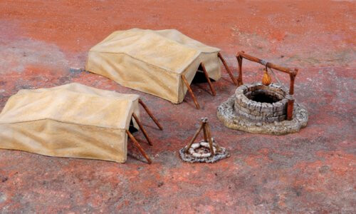 Italeri Desert Well & Tents 6148S