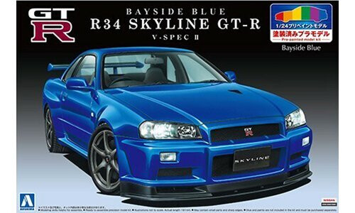 Aoshima Nissan R34 Skyline GT-R V-SPEC 2 A000859