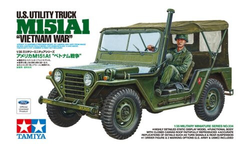 Tamiya US Utility Truck M151A1 Vietnam War 35334