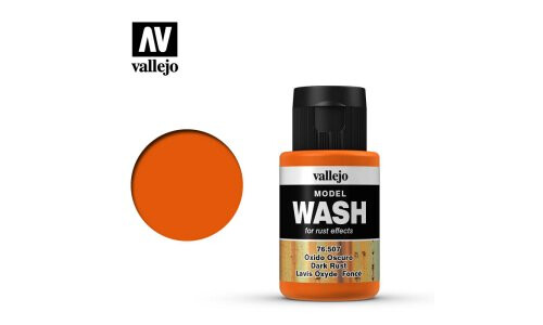 Vallejo AV76507 Model Wash Dark Rust 8429551765077