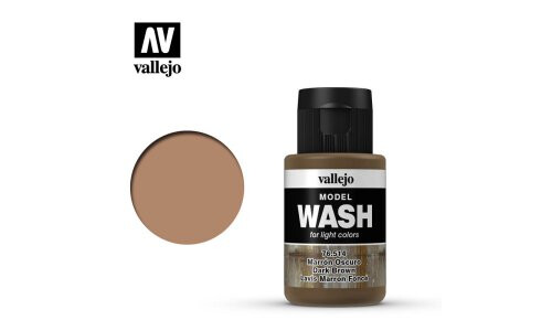 Vallejo AV76514 Wash Dark Brown 8429551765145