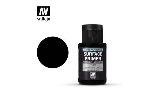 Vallejo AV77660 Gloss Black Primer 8429551776608