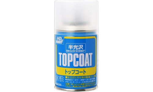 Mr Hobby Mr Topcoat Semi Gloss Clear GNB502