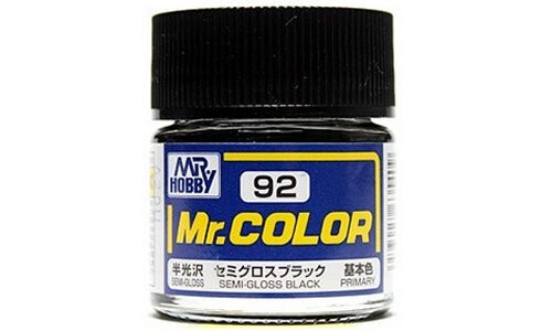 Mr Hobby C92 Semi Gloss Black 4973028635409