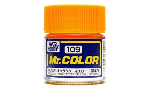 Mr Hobby C109 Semi Gloss Character Yellow 4973028635478