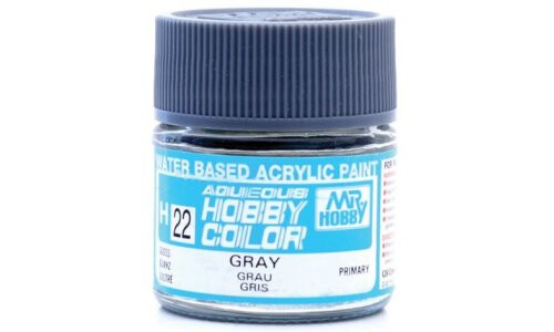 Mr Hobby H22 Aqueous Gloss Grey 49372410