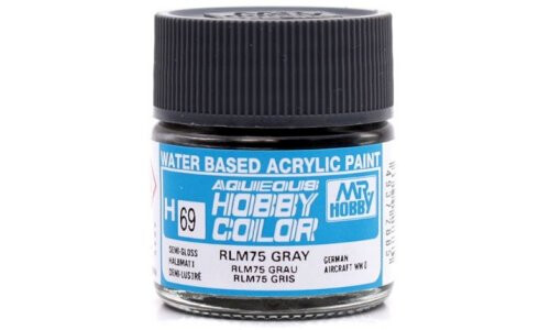 Mr Hobby H69 Aqueous Semi Gloss RLM Grey 49372885