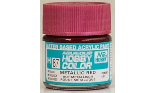 Mr Hobby H87 Aqueous Metallic Gloss Red 49373066