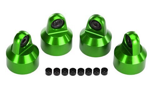 Traxxas Shock Caps Aluminum Green 7764G