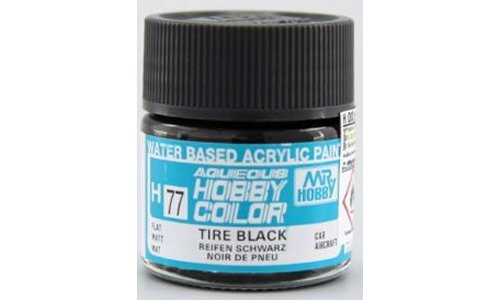 Mr Hobby H77 Aqueous Flate Tyre Black 49372960