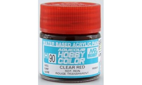 Mr Hobby H90 Aqueous Gloss Clear Red 49373097