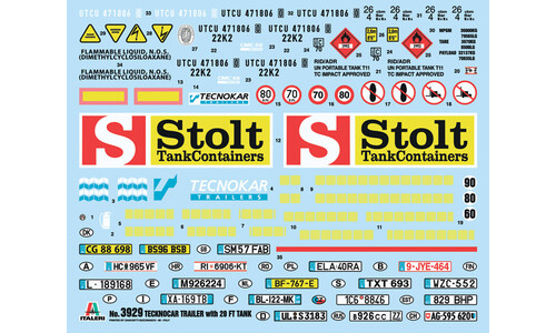 Italeri with 20' Tank Tecnokar Trailer