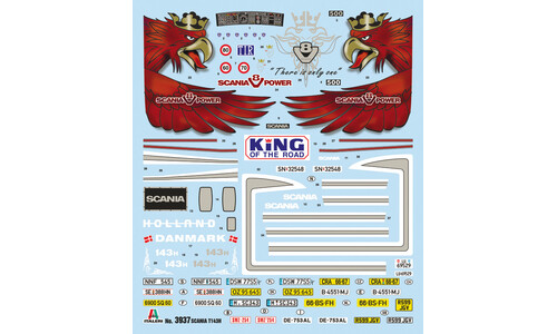 Italeri Scania T143H 6x2 3937Italeri Scania T143H 6x2
