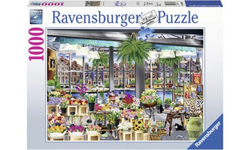 Ravensburger Wanderlust Amsterdam Flower Market 1000pc RB13987-3