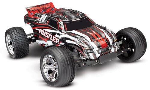 Traxxas Rustler 2WD Brushed Stadium Truck 37054-1REDX