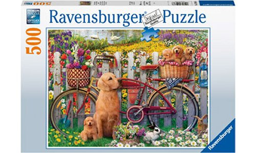 Ravensburger Cute Dogs in the Garden 500pc RB15036-6